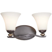 Minka-Lavery - 2282-589 - Two Light Bath - Shadowglen - Lathan Bronze With Gold Highli