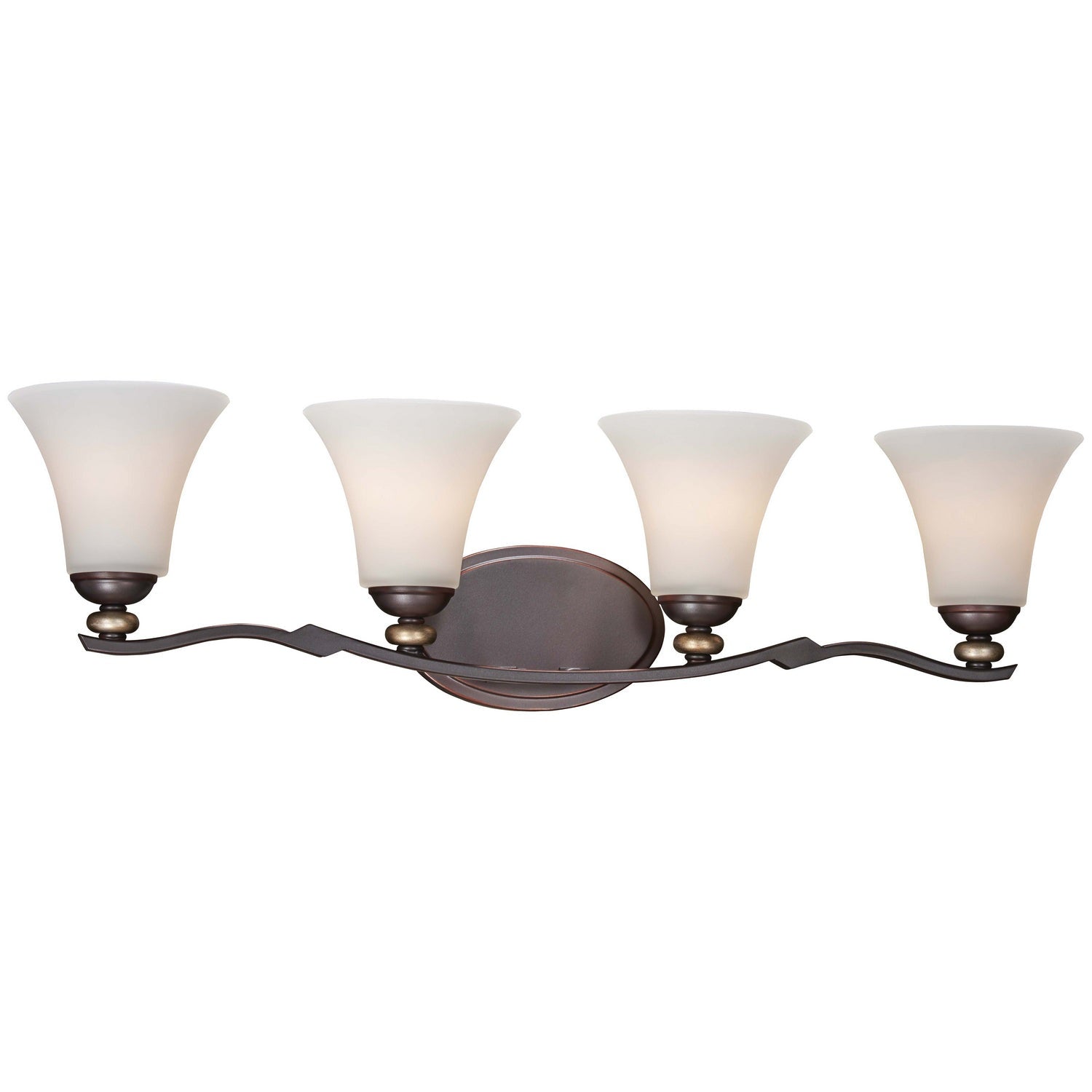 Minka-Lavery - 2284-589 - Four Light Bath - Shadowglen - Lathan Bronze With Gold Highli