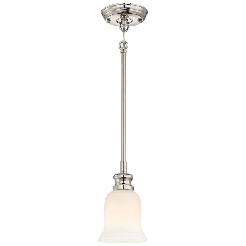 Minka-Lavery - 3290-613 - One Light Mini Pendant - Audrey'S Point - Polished Nickel