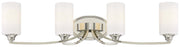 Minka-Lavery - 3984-613 - Four Light Bath - Tilbury - Polished Nickel