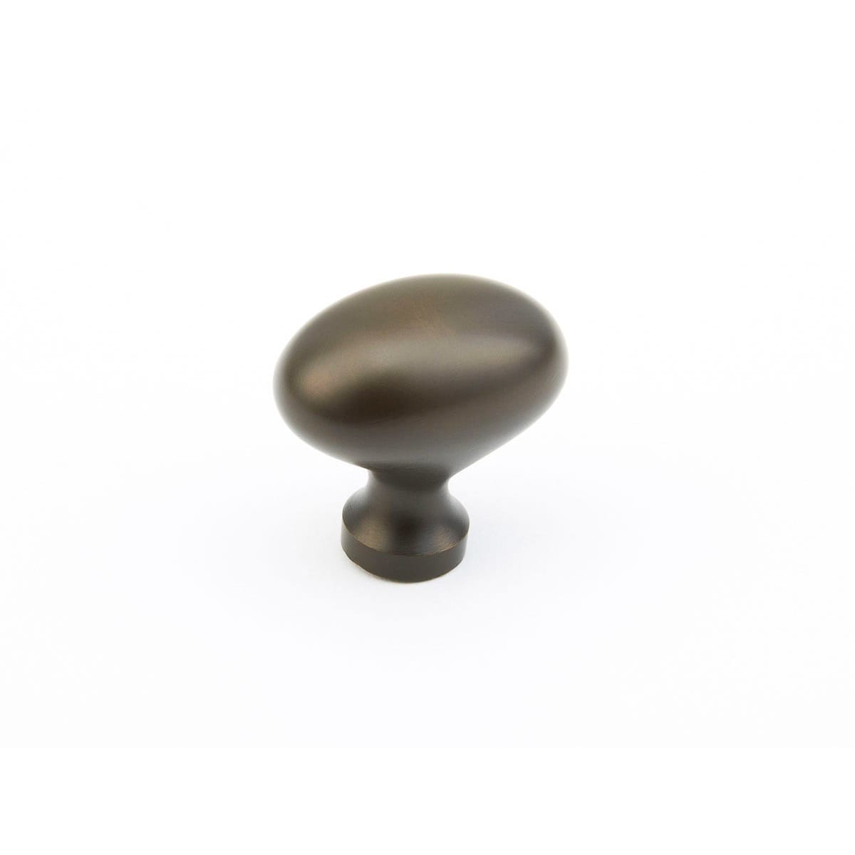 Baroque 1-3/8" Solid Brass Traditional Egg / Oval Cabinet Knob
