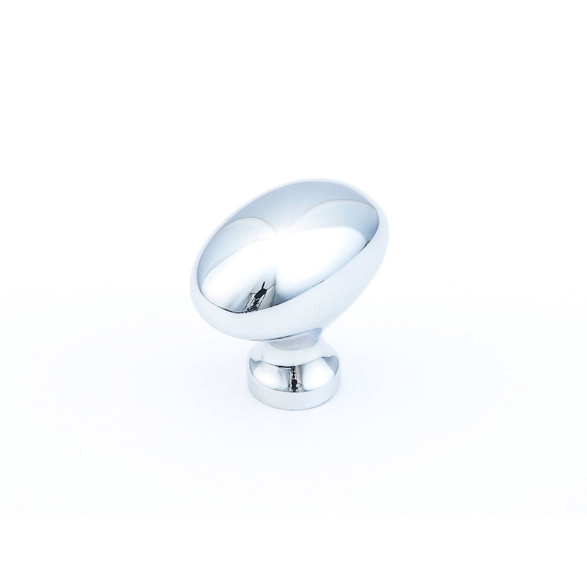 Baroque 1-3/8" Solid Brass Traditional Egg / Oval Cabinet Knob