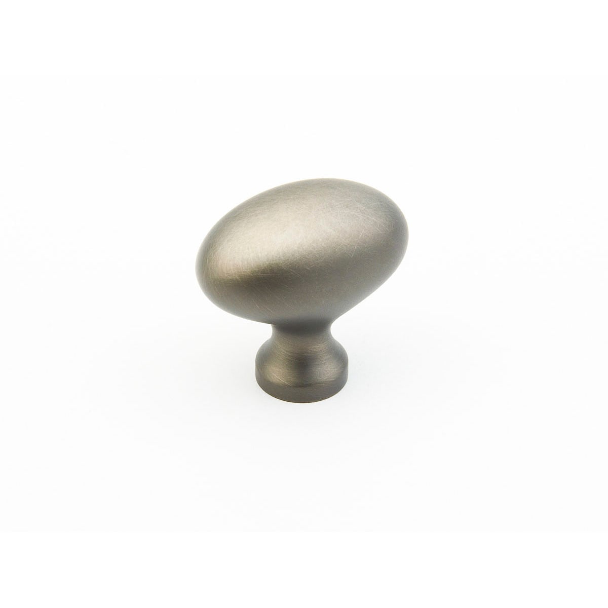 Baroque 1-3/8" Solid Brass Traditional Egg / Oval Cabinet Knob
