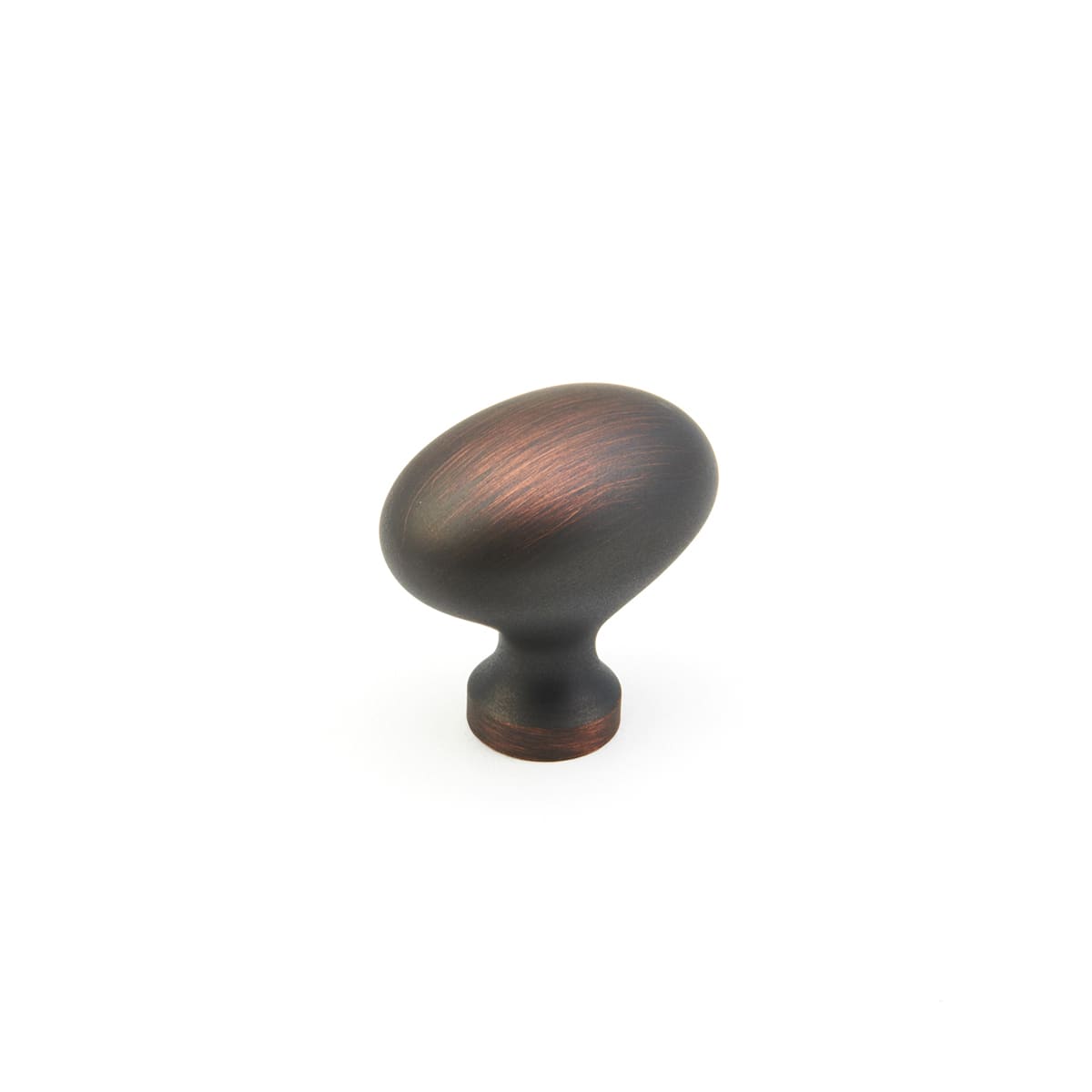 Baroque 1-3/8" Solid Brass Traditional Egg / Oval Cabinet Knob