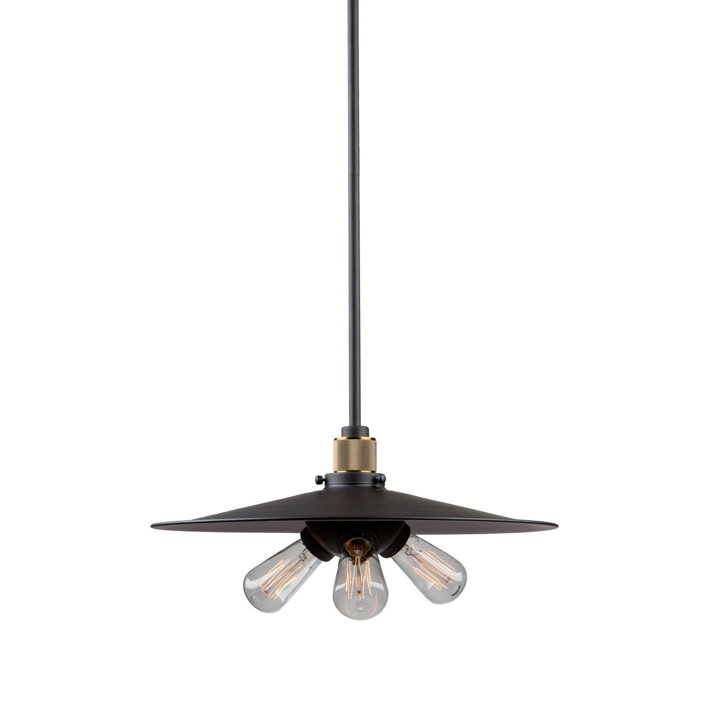 Artcraft - AC10591VB - Three Light Pendant - Jersey - Vintage Brass