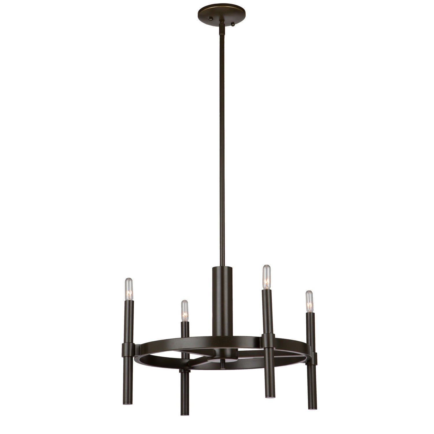 Artcraft - AC10665OB - Four Light Chandelier - Encore - Oil Rubbed Bronze