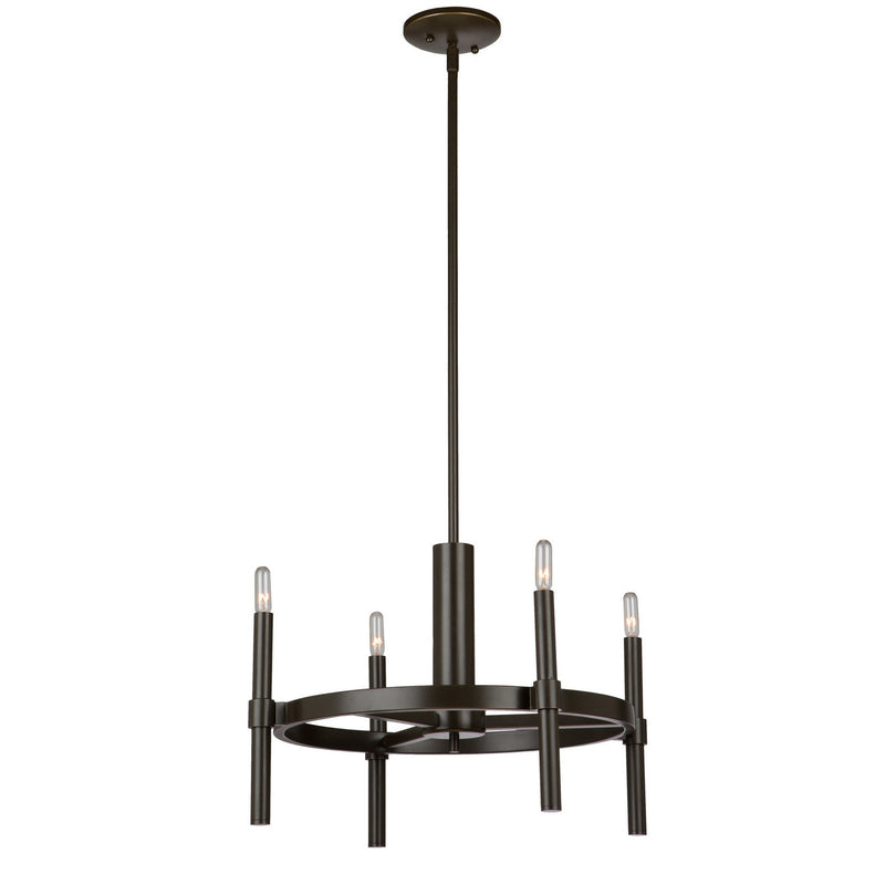 Artcraft - AC10665OB - Four Light Chandelier - Encore - Oil Rubbed Bronze