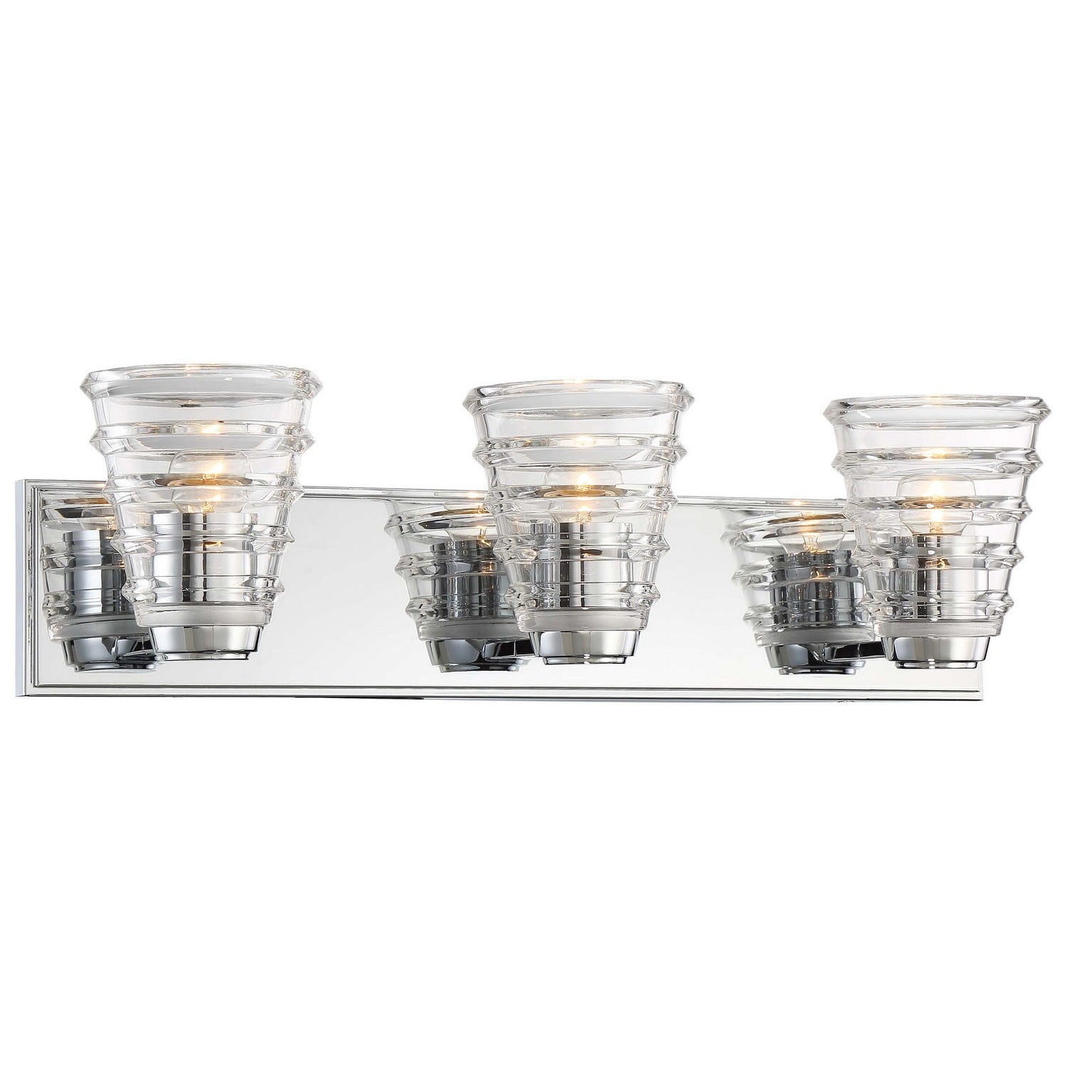 George Kovacs - P1293-077 - Three Light Bath - Arctic - Chrome