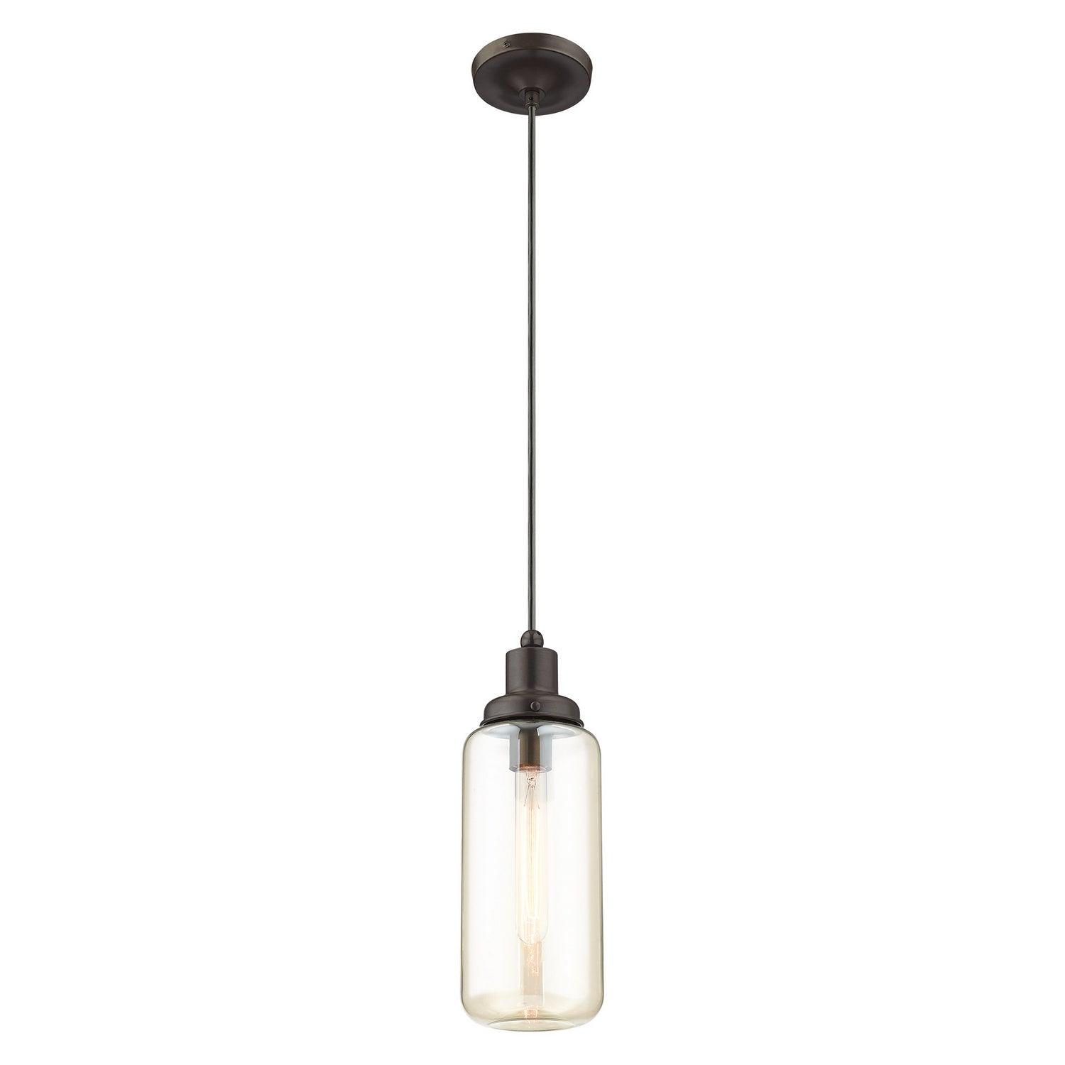 Livex Lighting - 40634-92 - One Light Mini Pendant - Oakhurst - English Bronze