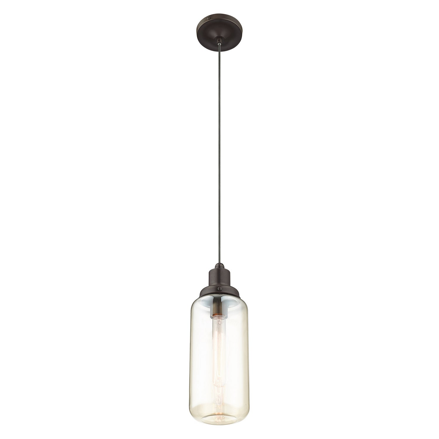 Livex Lighting - 40634-92 - One Light Mini Pendant - Oakhurst - English Bronze