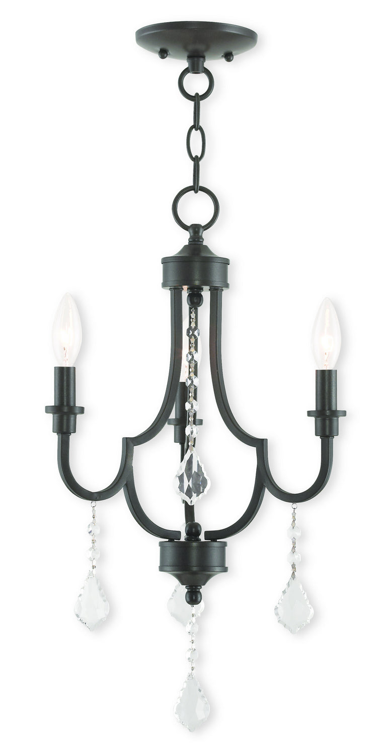 Livex Lighting - 40883-92 - Three Light Mini Chandelier - Glendale - English Bronze