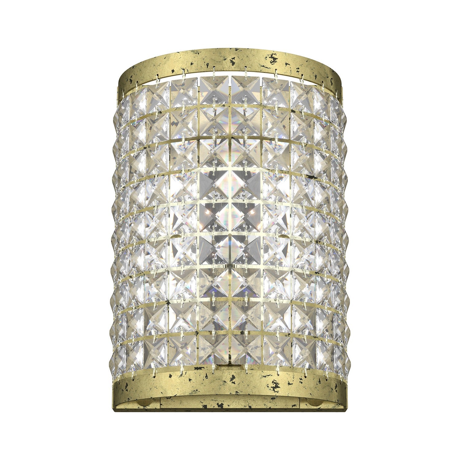 Livex Lighting - 50571-28 - One Light Wall Sconce - Grammercy - Hand Applied Winter Gold