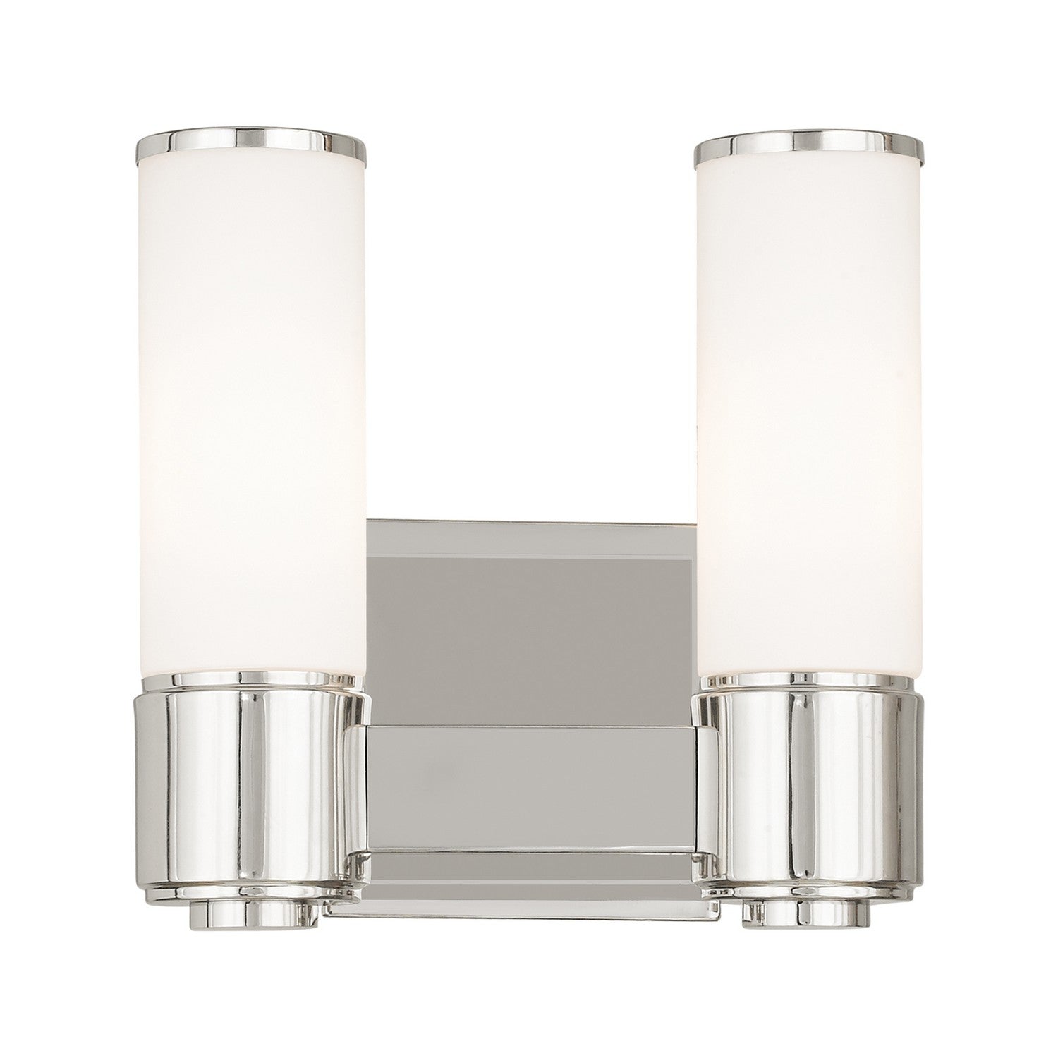 Livex Lighting - 52102-35 - Two Light Wall Sconce/ Bath Light - Weston - Polished Nickel