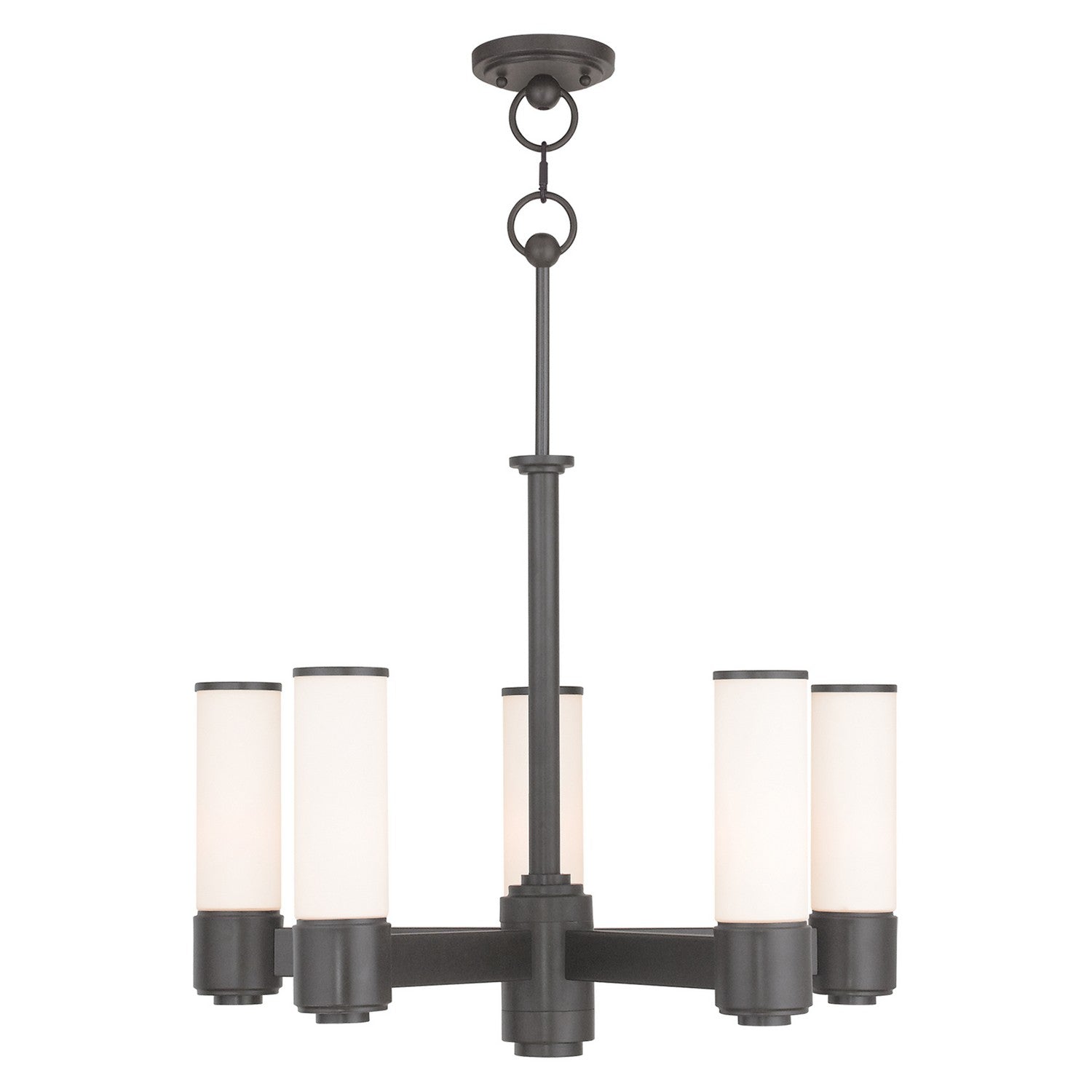 Livex Lighting - 52105-92 - Six Light Chandelier - Weston - English Bronze