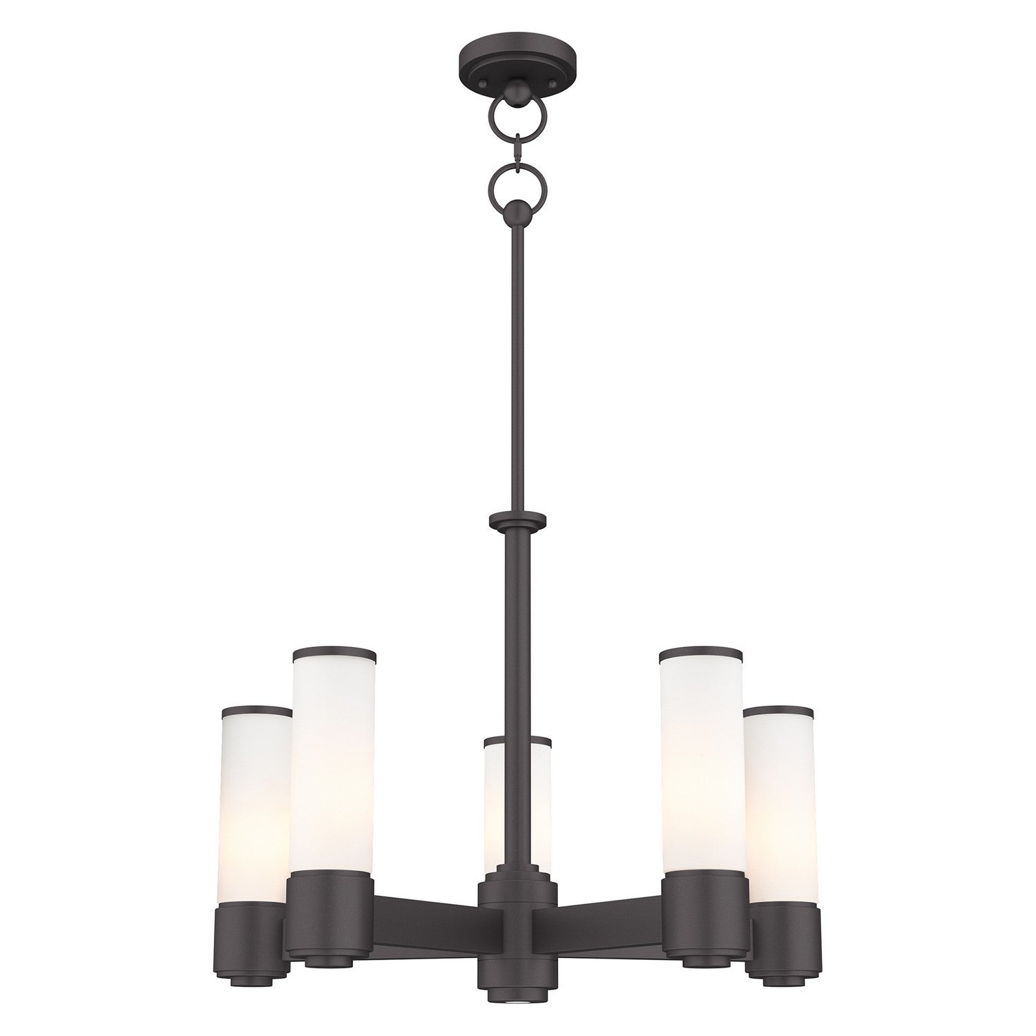 Livex Lighting - 52105-92 - Six Light Chandelier - Weston - English Bronze