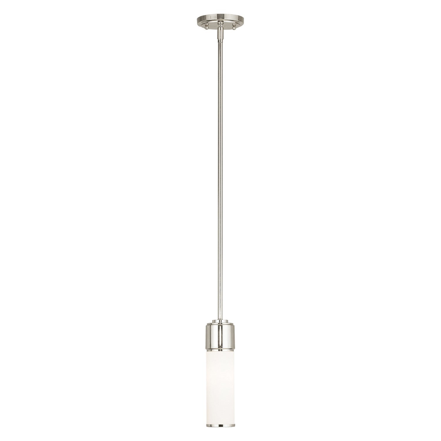 Livex Lighting - 52111-35 - One Light Mini Pendant - Weston - Polished Nickel