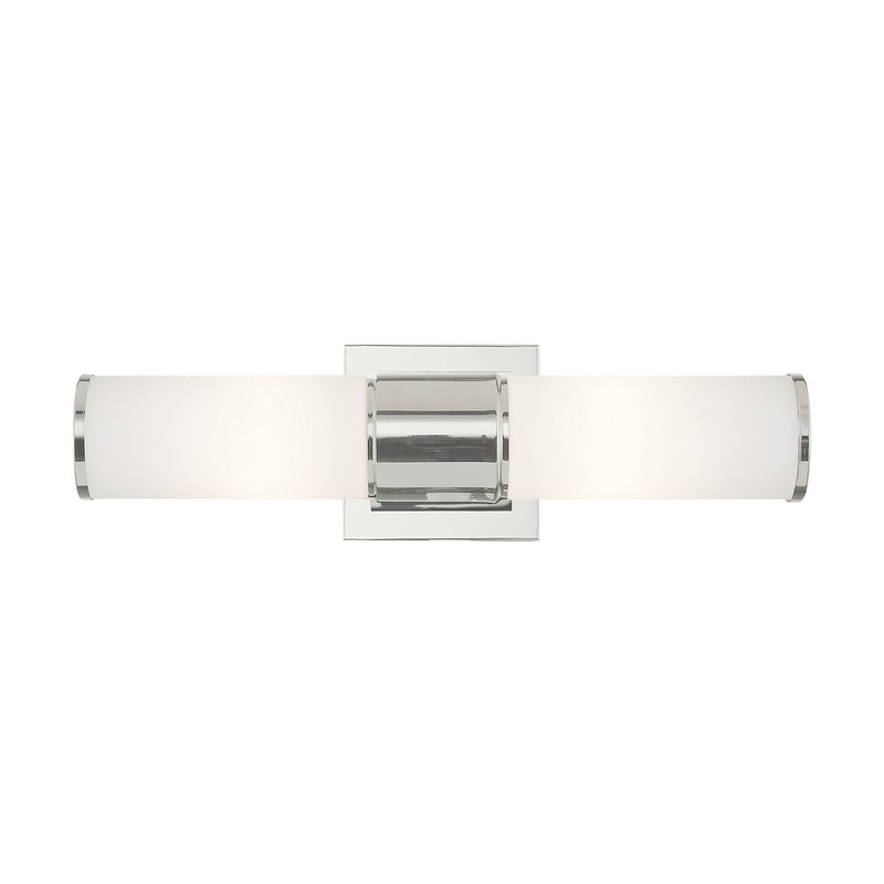 Livex Lighting - 52122-35 - Two Light Wall Sconce/ Bath Light - Weston - Polished Nickel