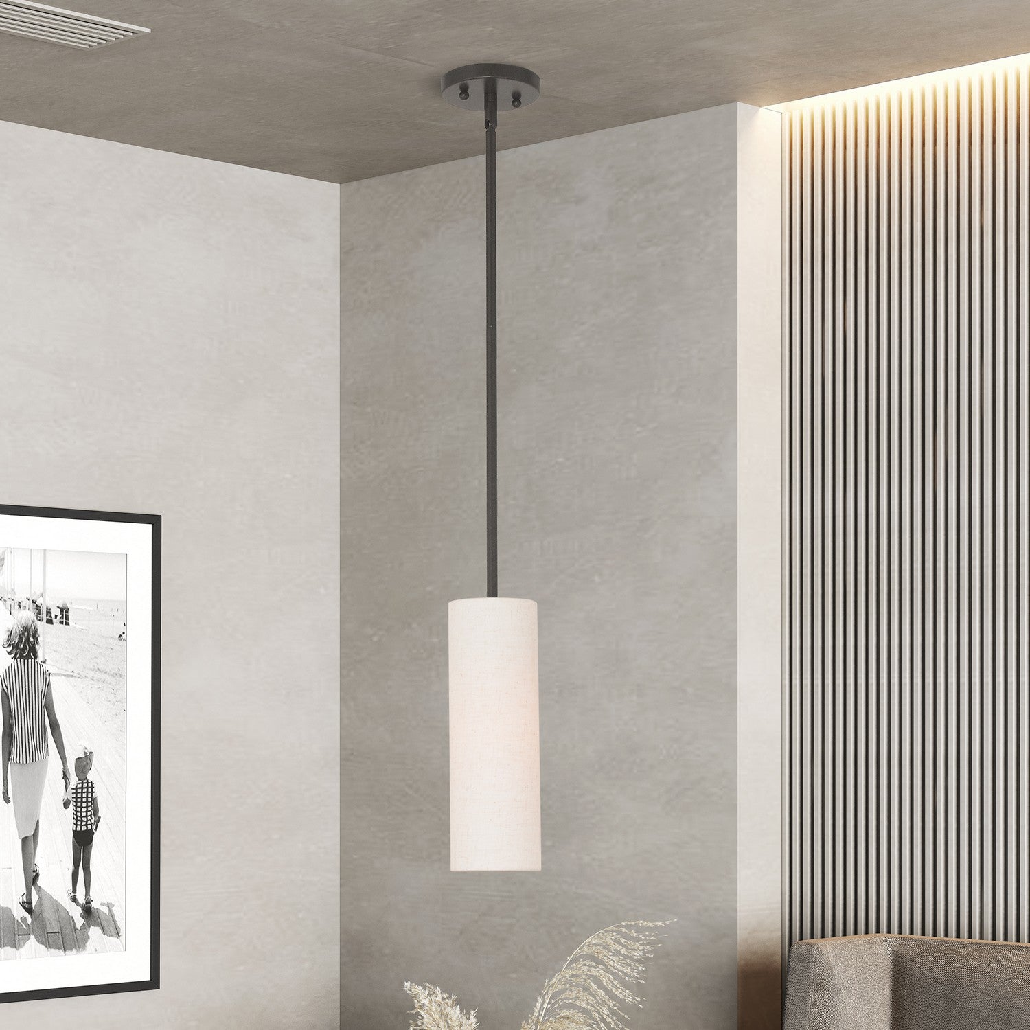 Livex Lighting - 52130-92 - One Light Mini Pendant - Monroe - English Bronze