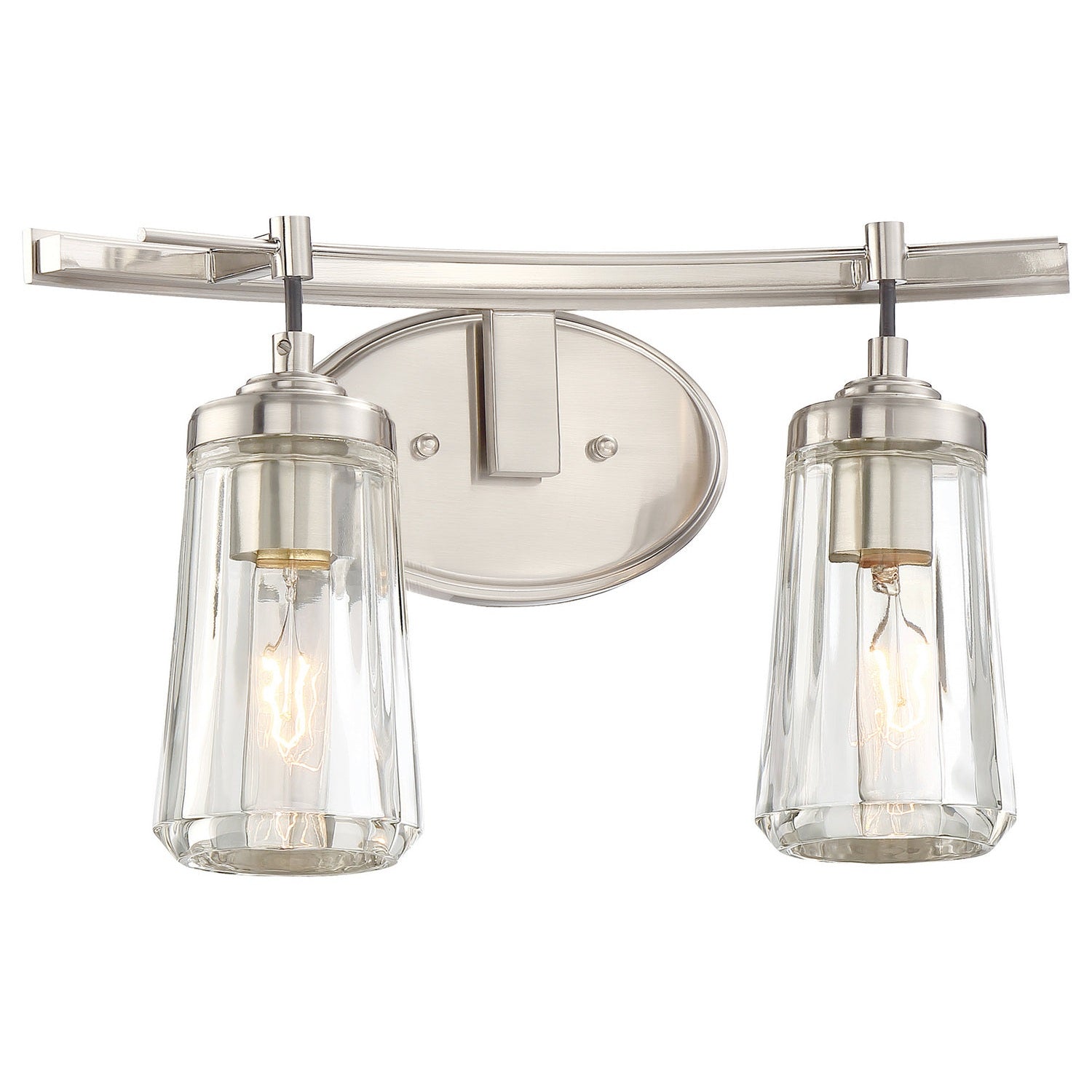 Minka-Lavery - 2302-84 - Two Light Bath - Poleis - Brushed Nickel