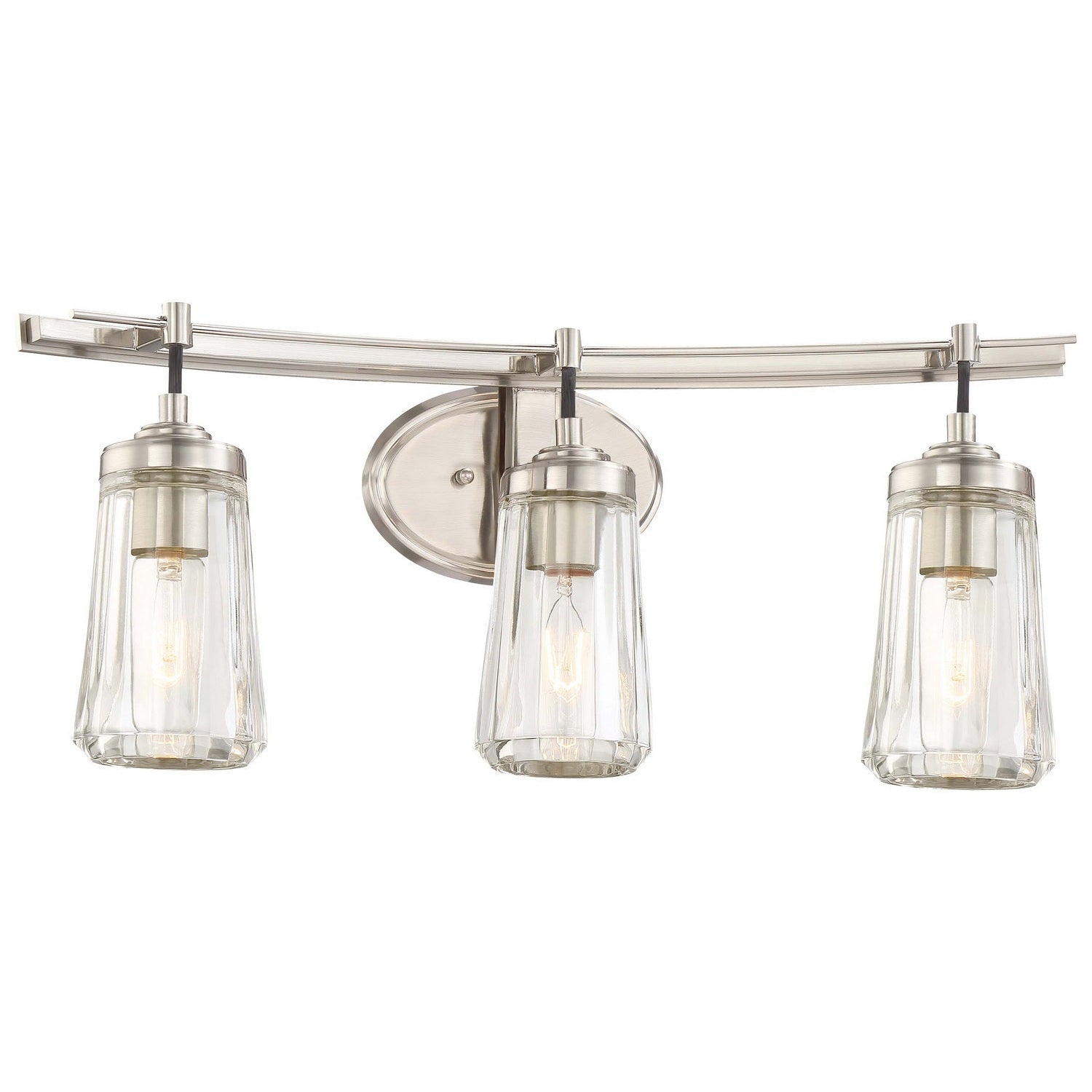 Minka-Lavery - 2303-84 - Three Light Bath - Poleis - Brushed Nickel
