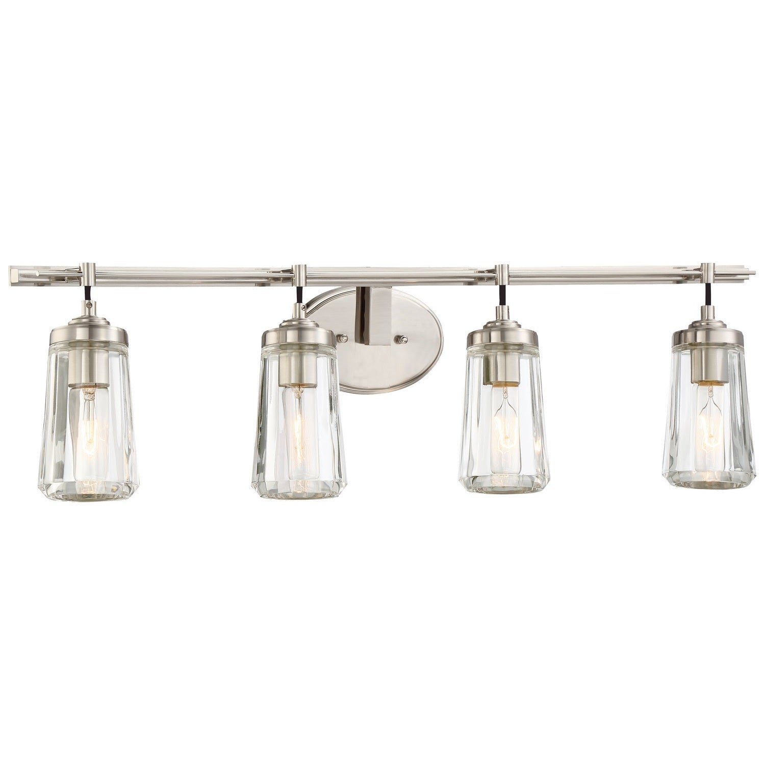 Minka-Lavery - 2304-84 - Four Light Bath - Poleis - Brushed Nickel