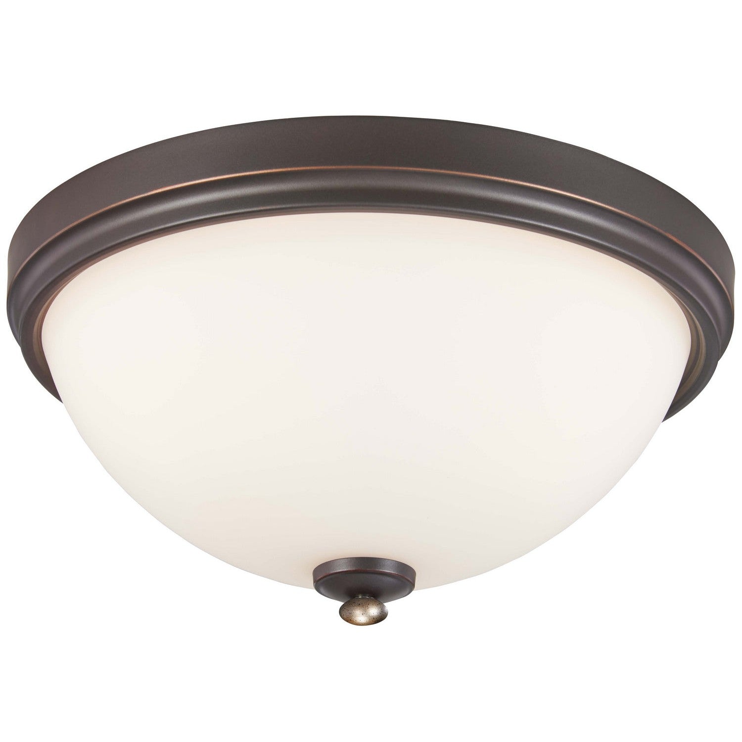Minka-Lavery - 3288-589 - Three Light Flush Mount - Shadowglen - Lathan Bronze With Gold Highli