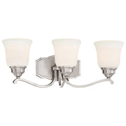 Minka-Lavery - 3323-84 - Three Light Bath - Savannah Row - Brushed Nickel