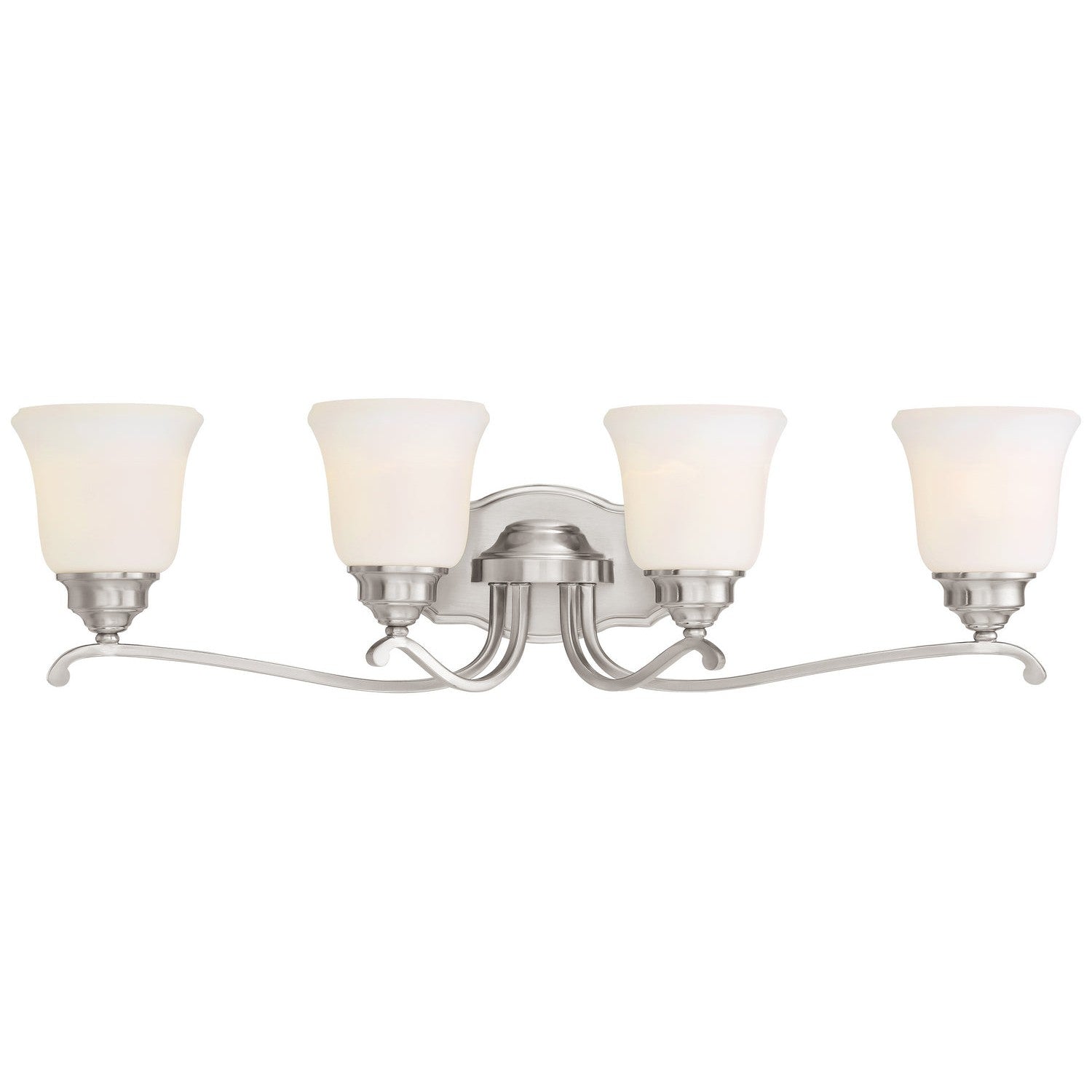 Minka-Lavery - 3324-84 - Four Light Bath - Savannah Row - Brushed Nickel