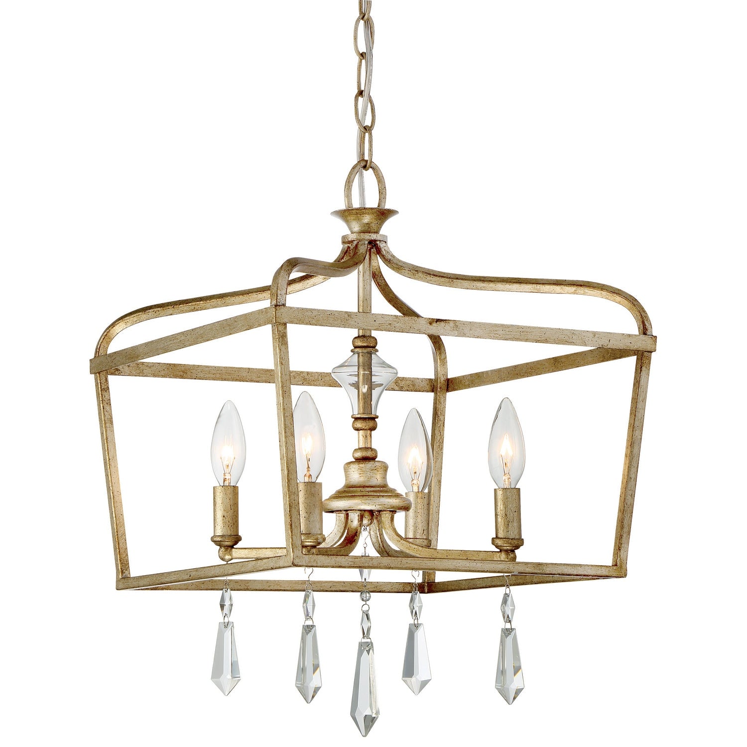 Minka-Lavery - 4447-582 - Four Light Pendant - Laurel Estate - Brio Gold