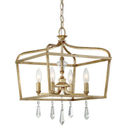 Minka-Lavery - 4447-582 - Four Light Pendant - Laurel Estate - Brio Gold