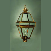Northeast Lantern - 1273-AB-CIM-CLR - One Light Post Mount - Boston - Antique Brass