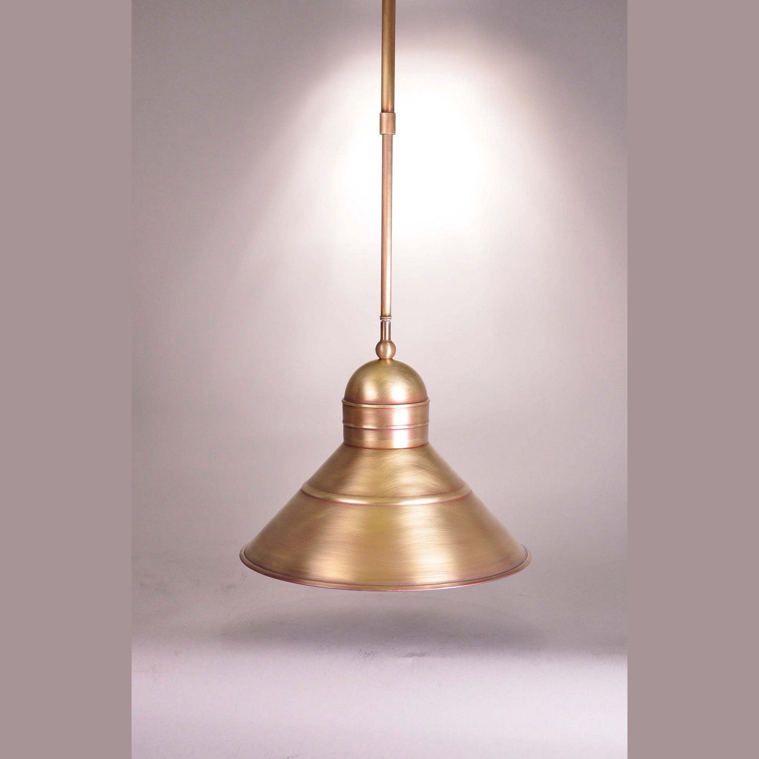 Northeast Lantern - 3442-AB-MED-AP10 - One Light Pendant - Barn - Antique Brass