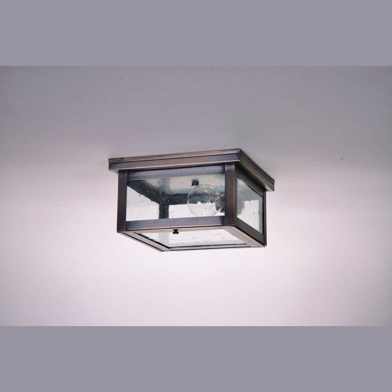 Northeast Lantern - 4314-DAB-MED-CSG - One Light Flush Mount - Flush Mount - Dark Antique Brass