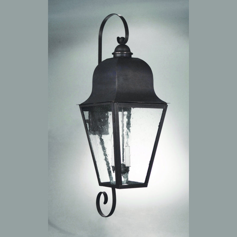 Northeast Lantern - 6428-DB-LT3-CSG - Three Light Wall Mount - Imperial - Dark Brass