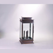 Northeast Lantern - 8933P-DAB-LT3-CSG - Three Light Pier Mount - Empire - Dark Antique Brass