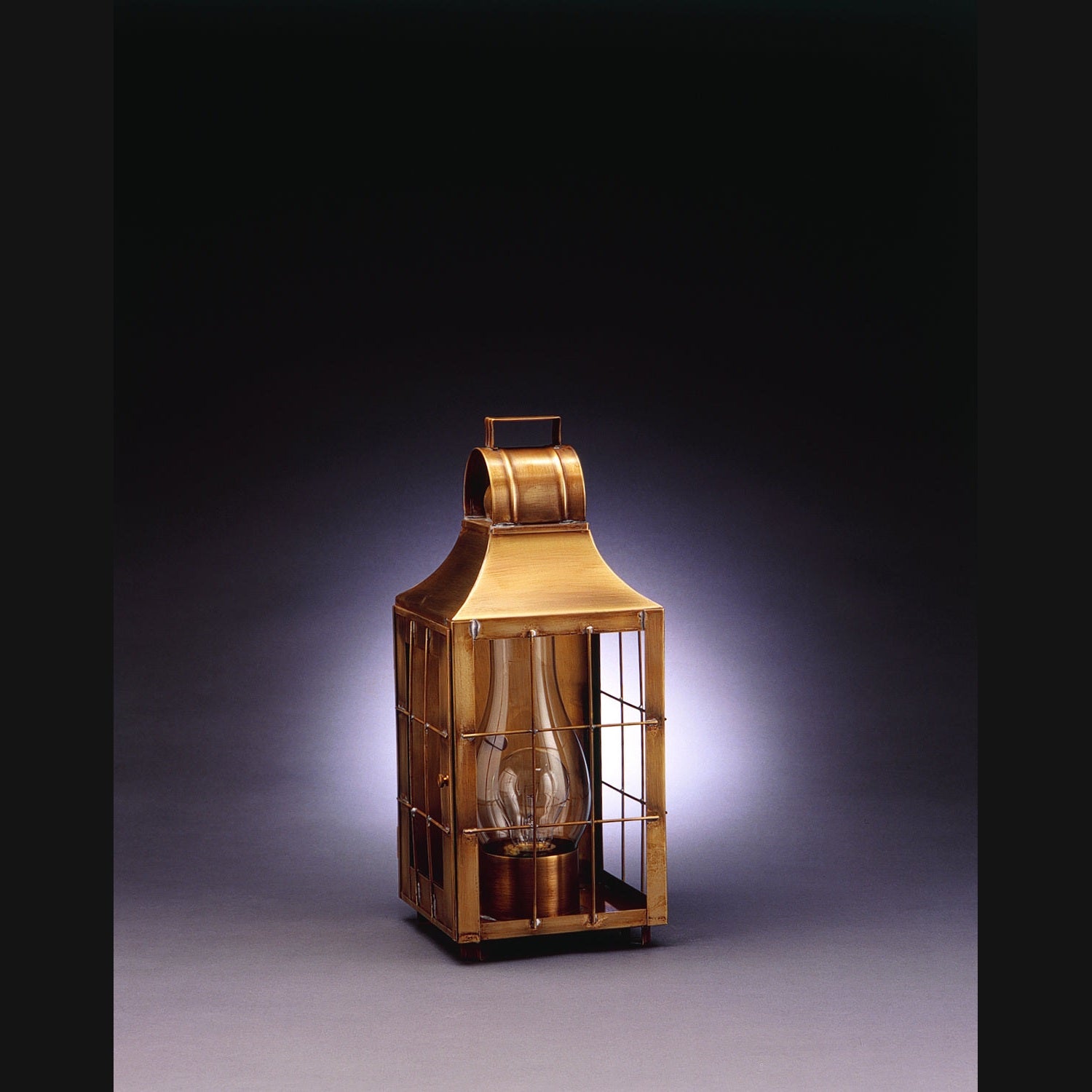 Northeast Lantern - 9231-AB-CIM-CLR - One Light Wall Mount - Livery - Antique Brass