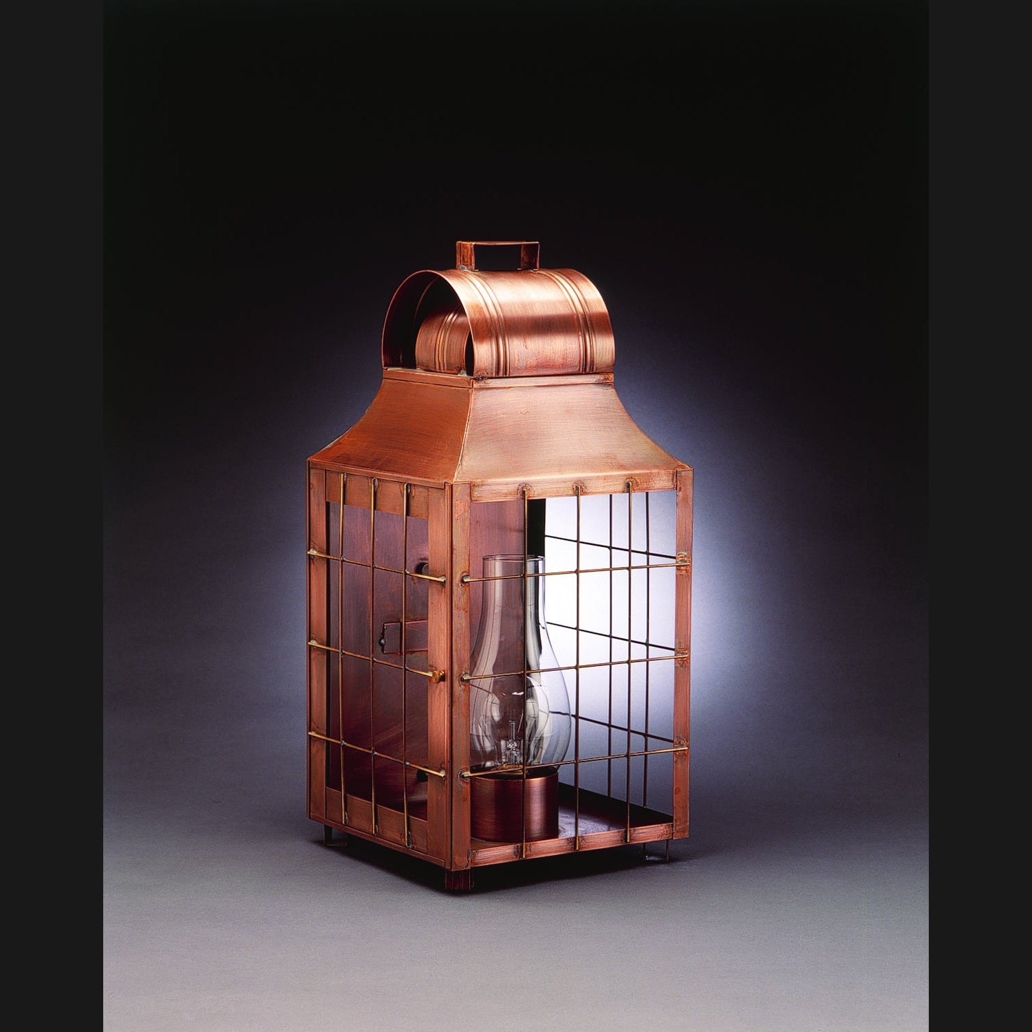 Northeast Lantern - 9251-AC-CIM-CLR - One Light Wall Mount - Livery - Antique Copper