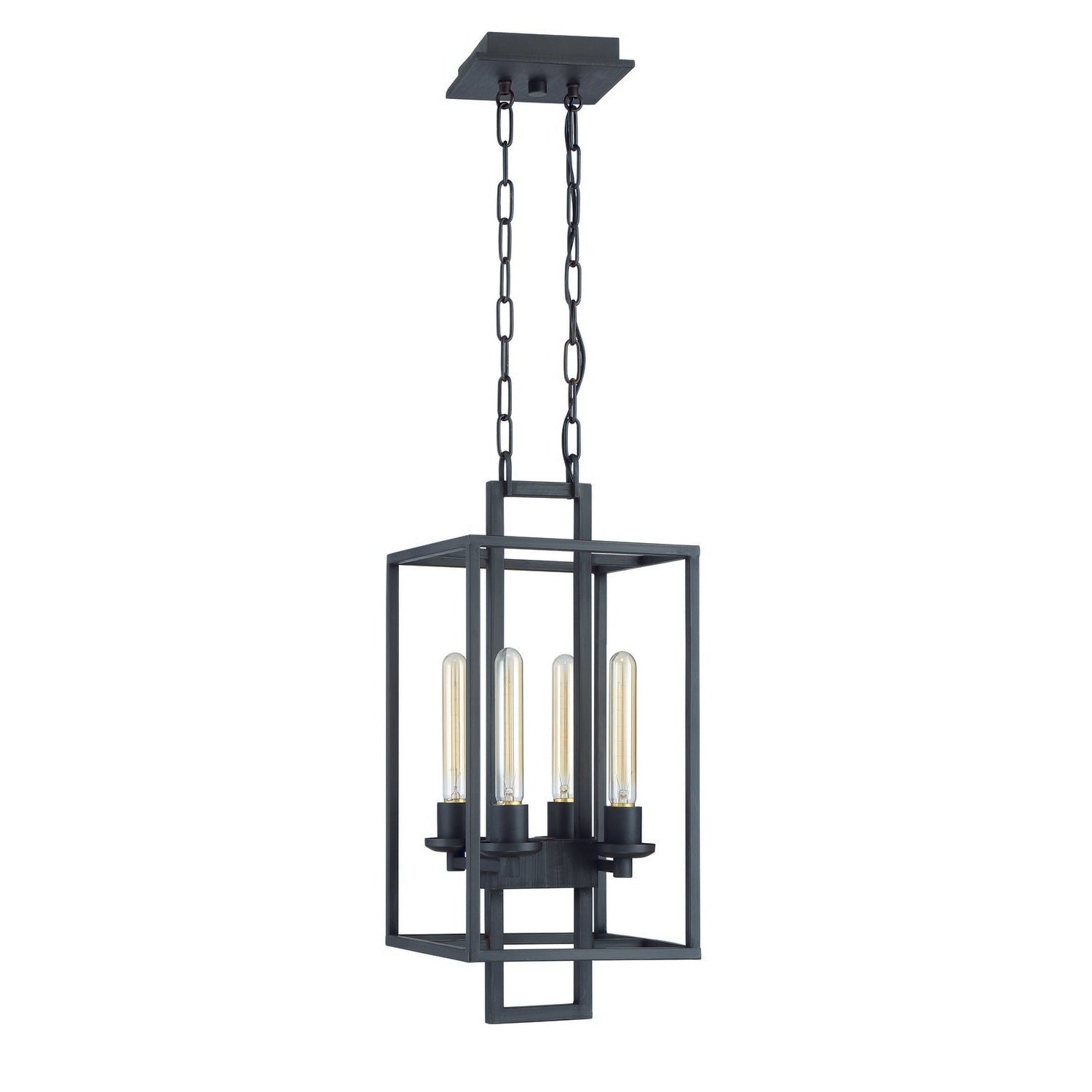 Craftmade - 41534-ABZ - Four Light Foyer Pendant - Cubic - Aged Bronze Brushed