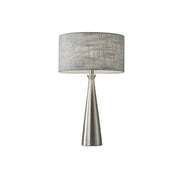 Adesso Home - 1517-22 - Table Lamp - Linda - Brushed Steel