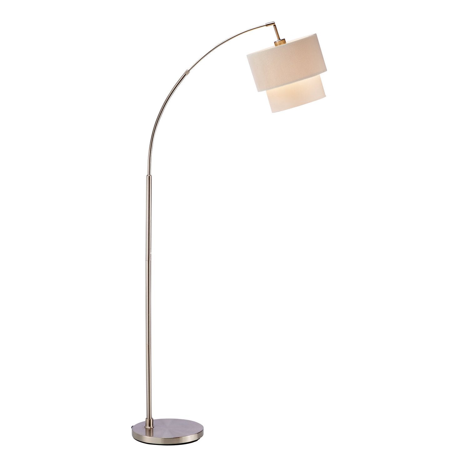 Adesso Home - 3029-12 - Arc Lamp - Gala - Brushed Steel