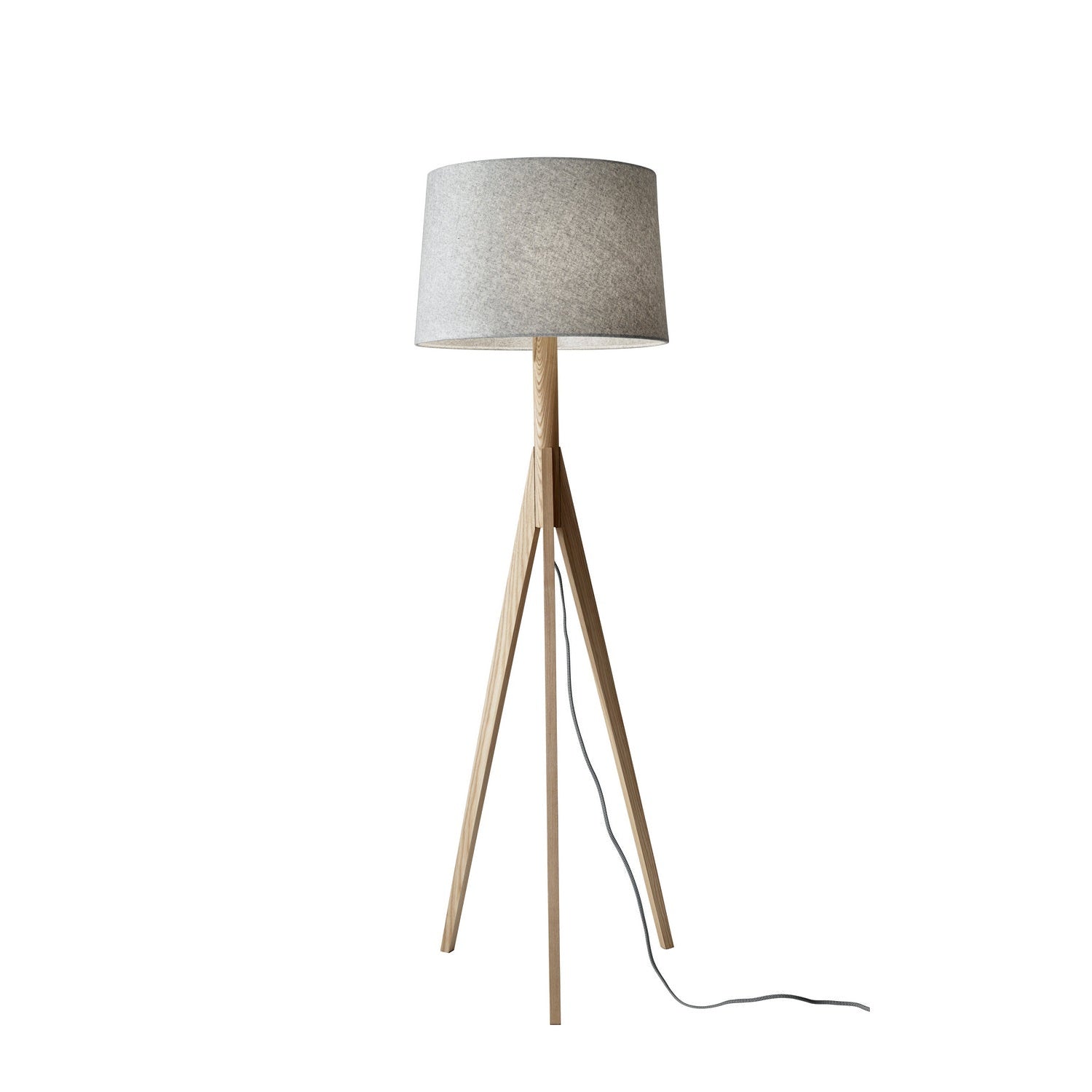 Adesso Home - 3208-12 - Floor Lamp - Eden - Natural Ash Wood