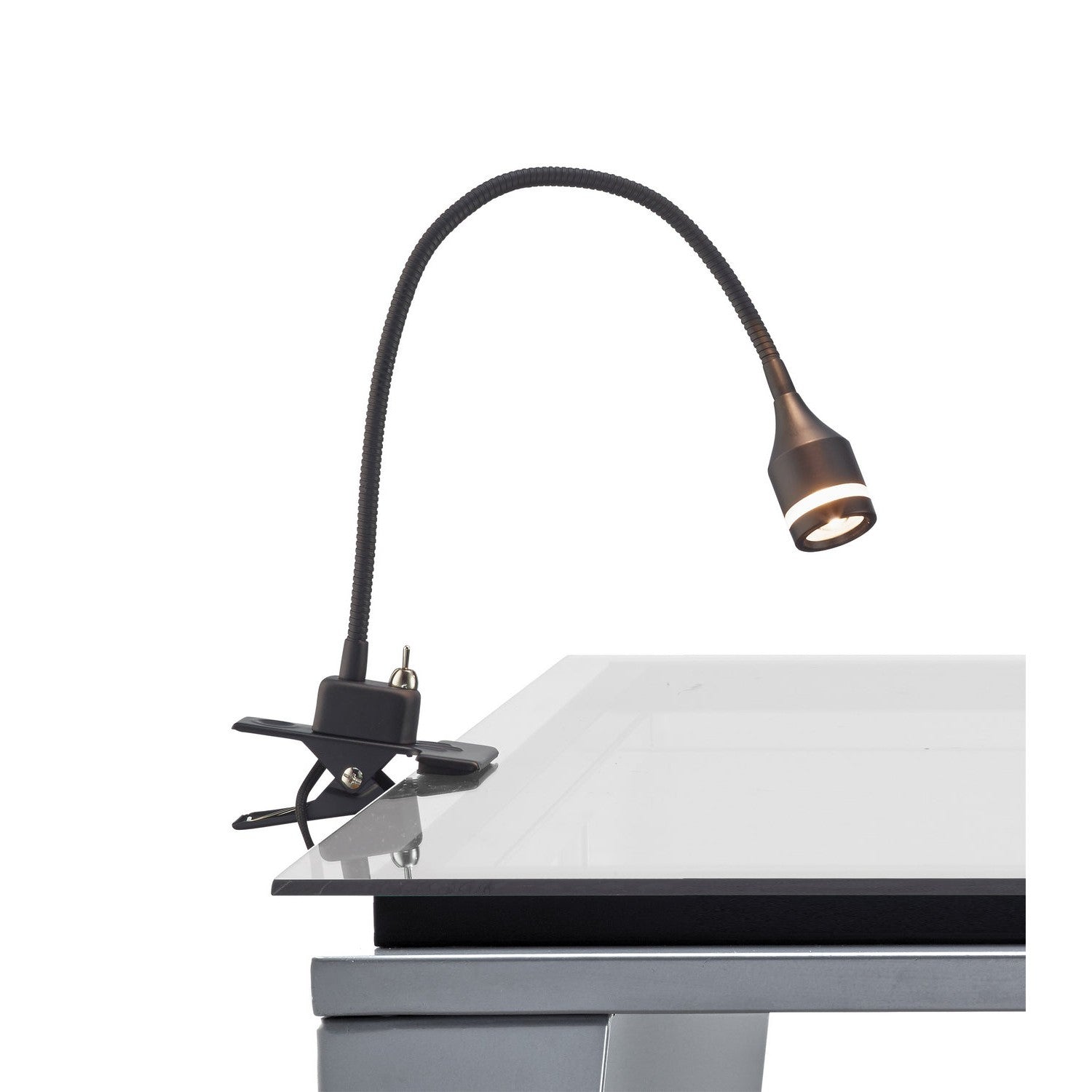 Adesso Home - 3217-01 - LED Clip Lamp - Prospect - Matte Black