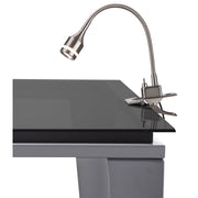 Adesso Home - 3217-22 - LED Clip Lamp - Prospect - Brushed Steel