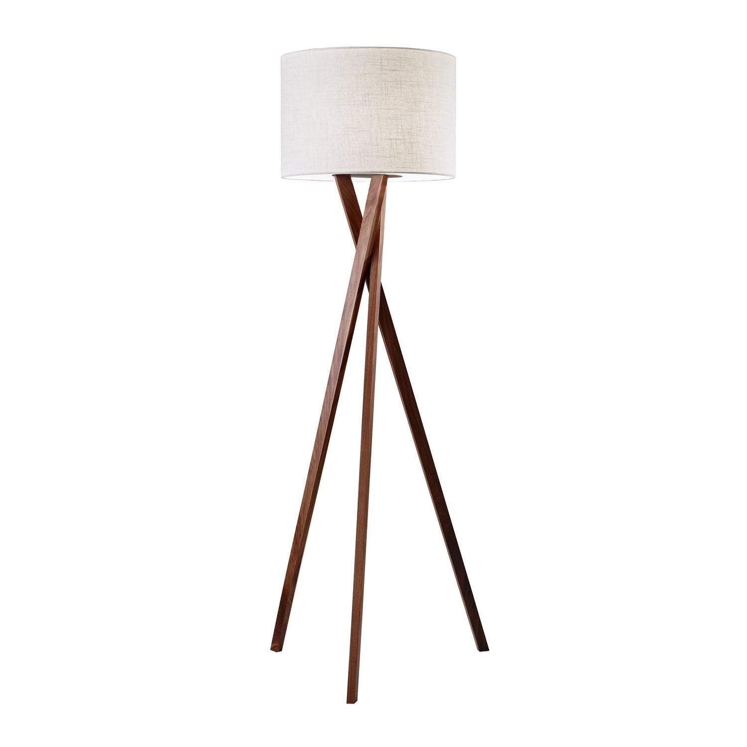 Adesso Home - 3227-15 - Floor Lamp - Brooklyn - Walnut Wood