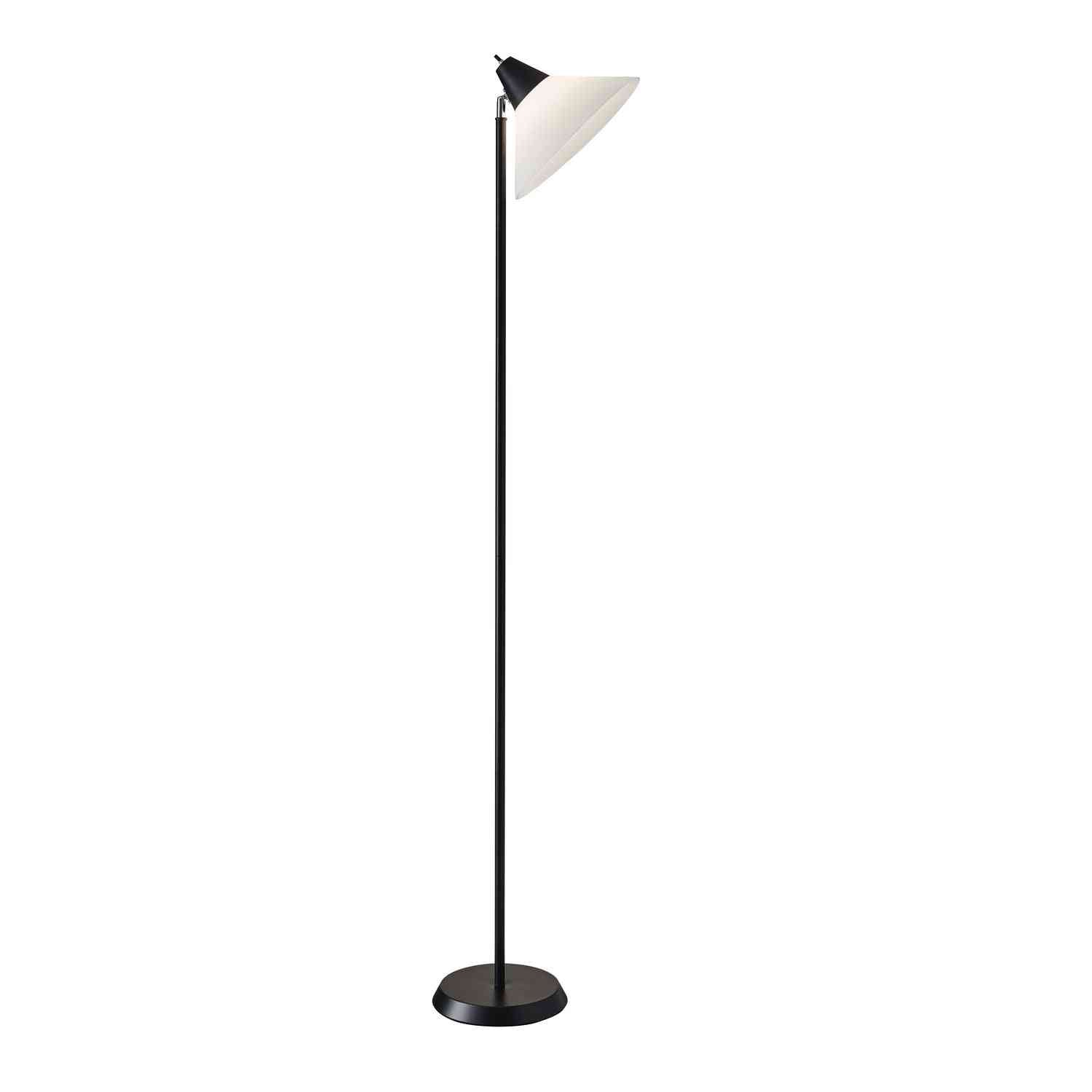 Adesso Home - 3677-01 - Torchiere - Swivel - Black
