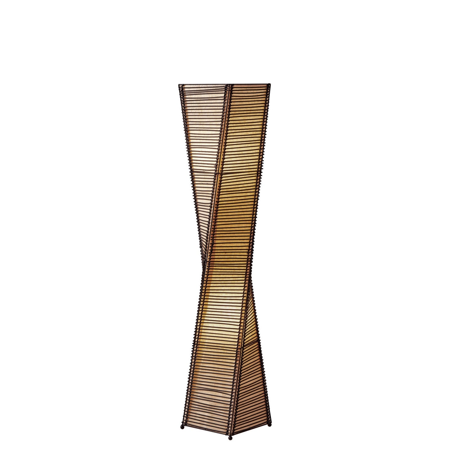Adesso Home - 4046-01 - Two Light Floor Lamp - Stix - Black