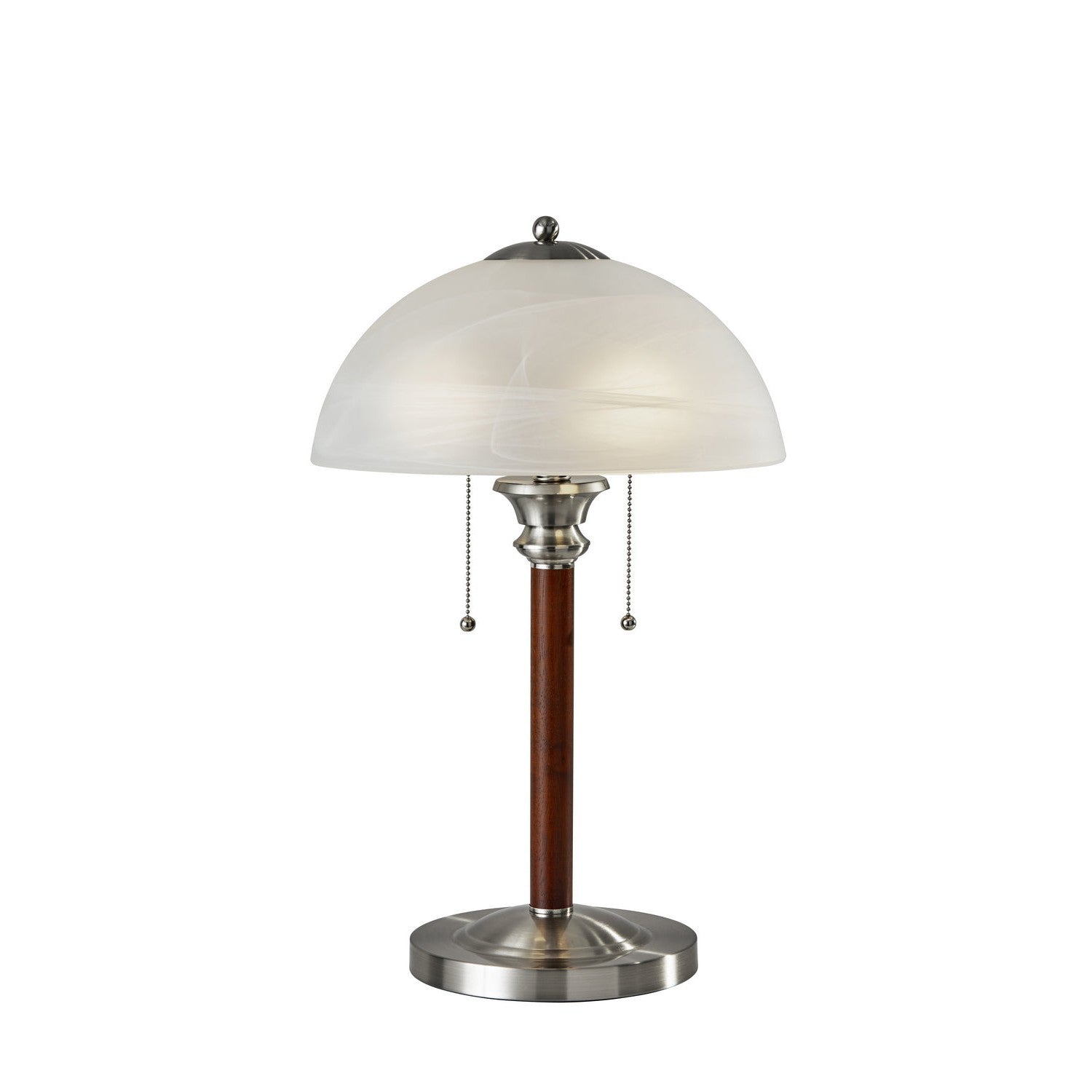 Adesso Home - 4050-15 - Two Light Table Lamp - Lexington - Brushed Steel