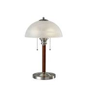 Adesso Home - 4050-15 - Two Light Table Lamp - Lexington - Brushed Steel