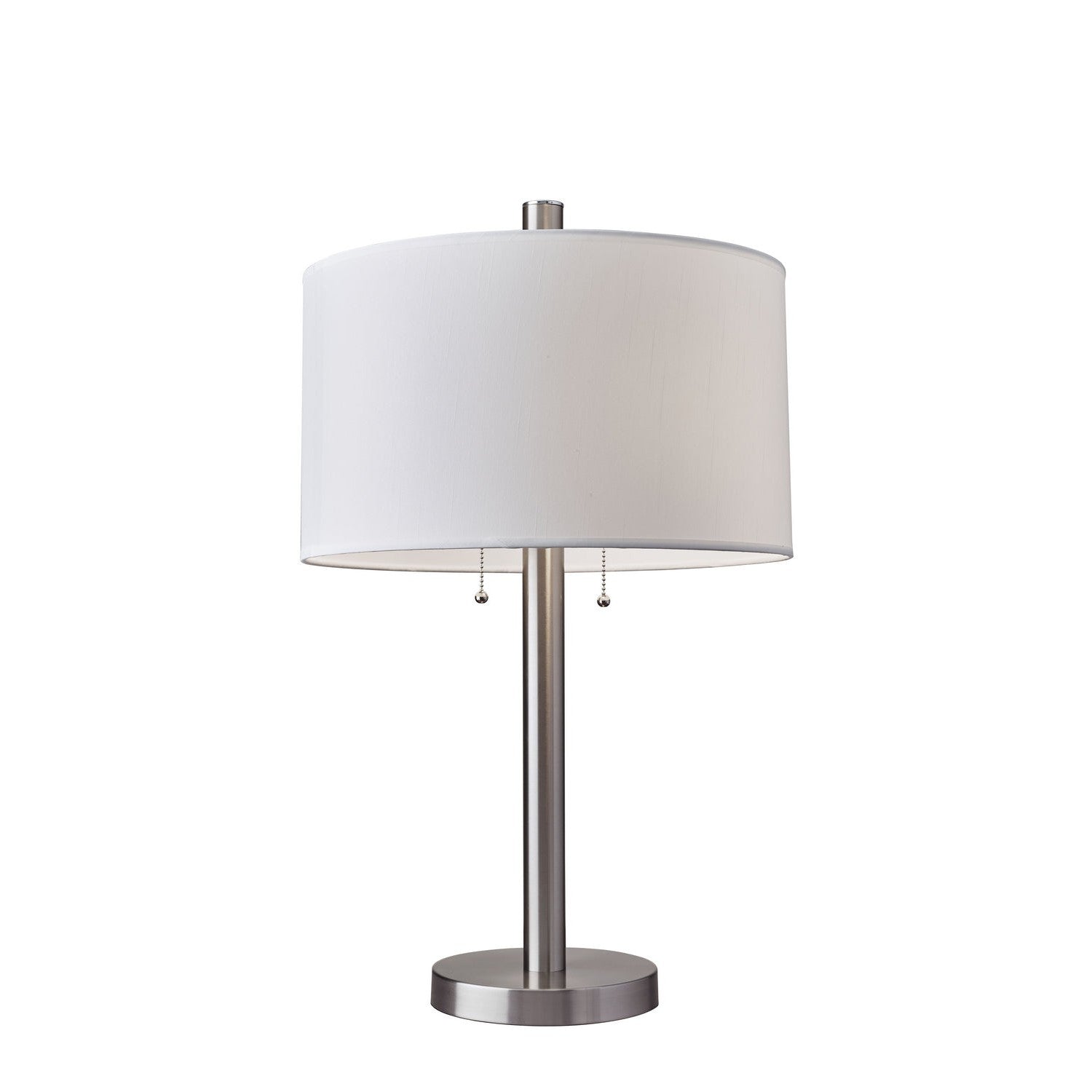 Adesso Home - 4066-22 - Two Light Table Lamp - Boulevard - Brushed Steel