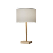 Adesso Home - 4092-12 - Table Lamp - Ellis - Natural Rubber Wood